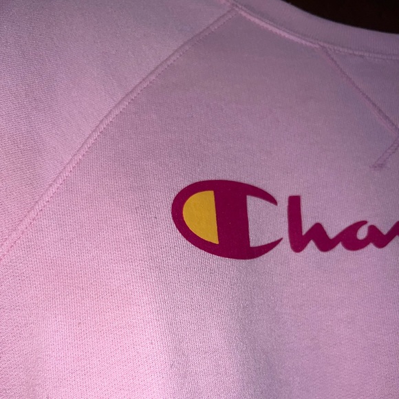 Light Pink Champion Pullover - Picture 2 of 4